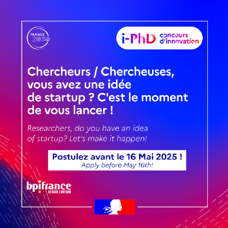Appel à candidatures concours i-PhD 2025
